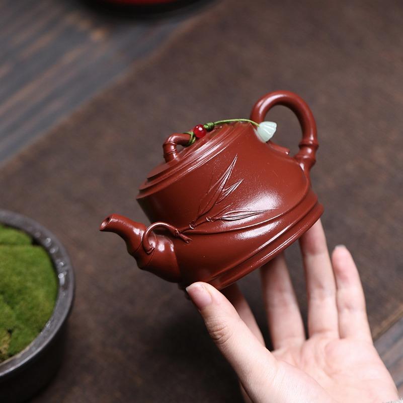 Yixing Handmade Purple Clay Teapot, Raw Ore, Da Hong Pao Tea Pot, Kung Fu Tea Set 160ml