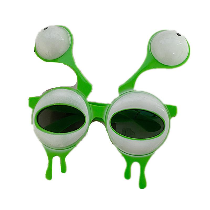 Big Eyed Alien Sunglasses Funny Happy Birthday Party Glasses Self Shot Props Fashion Children Adult Decorative Eyewear