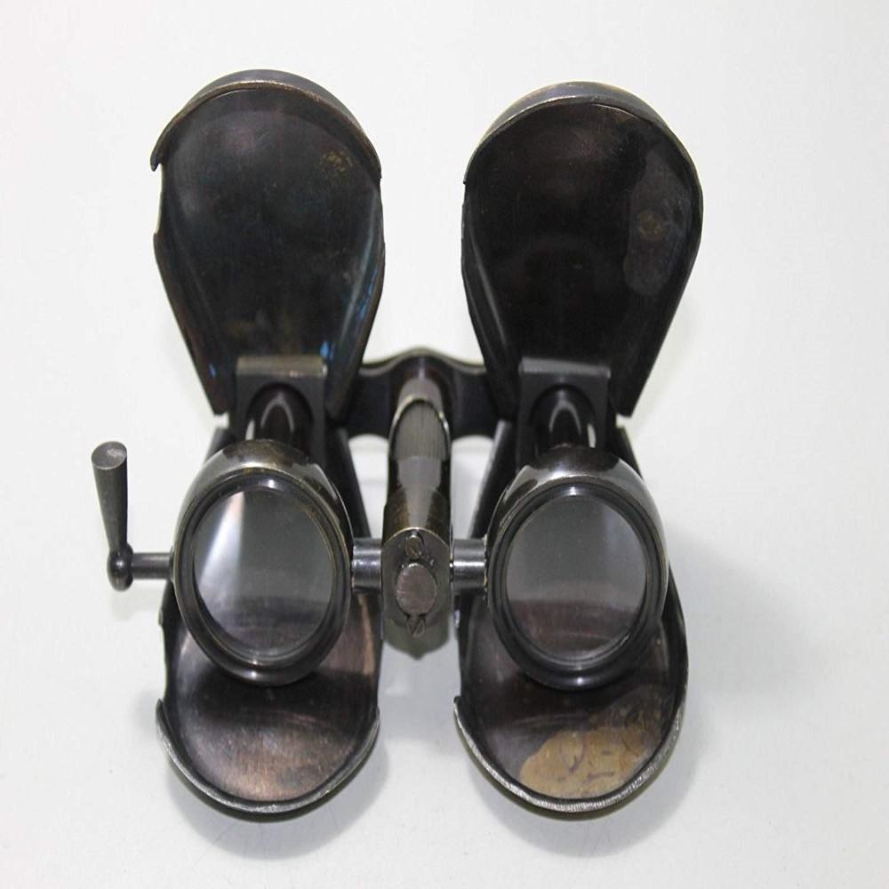 Fernglas aus antikem Messing, nautisch, 10,16 cm