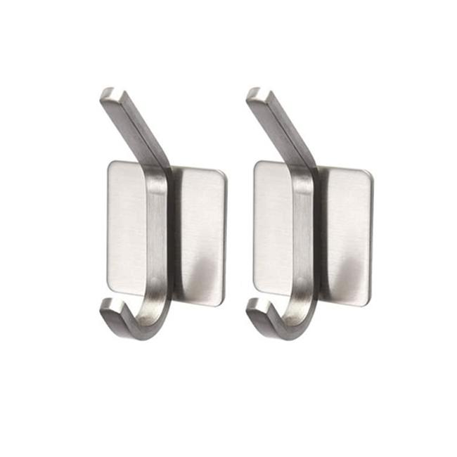 Self-Adhesive Towel Hooks Heavy Duty Stainless Steel Bathroom Hook for Robe Coat Hat