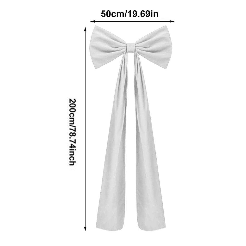 Stora Jättelika Julgransprydnader Toppar Rosetter Julgransrosett Hänge Prydnader för Helghem Festdekor