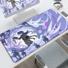 Druk HD Genshin Impact Flins Mata na Biurko Długi Biurowy Pad na Biurko PC Gaming Antypoślizgowe Akcesoria Anime Gumowa Podstawa Podkładka pod Mysz Zmywalna