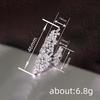 CopperSparkling Women Rings for Wedding Party Luxury Cubic Zirconia Brilliant Rings Fashionable Female Jewelry