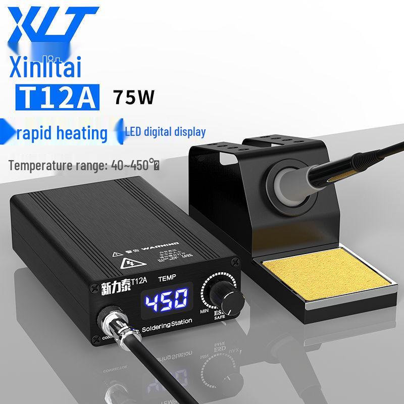 T12 Digital Soldering Station: High Power, Adjustable Temperature Iron for Mobile Repair & DIY Projects