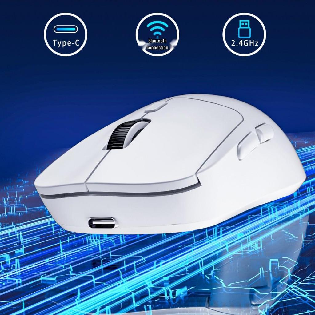 Universal 348 Wireless Bluetooth Rechargeable Mouse - Silent, Three-Mode for Office & Laptop Use