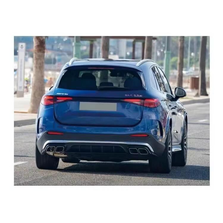 Mercedes-Benz X254 GLC to GLC63 AMG Rear Diffuser with Tubing for Bumper Accessories