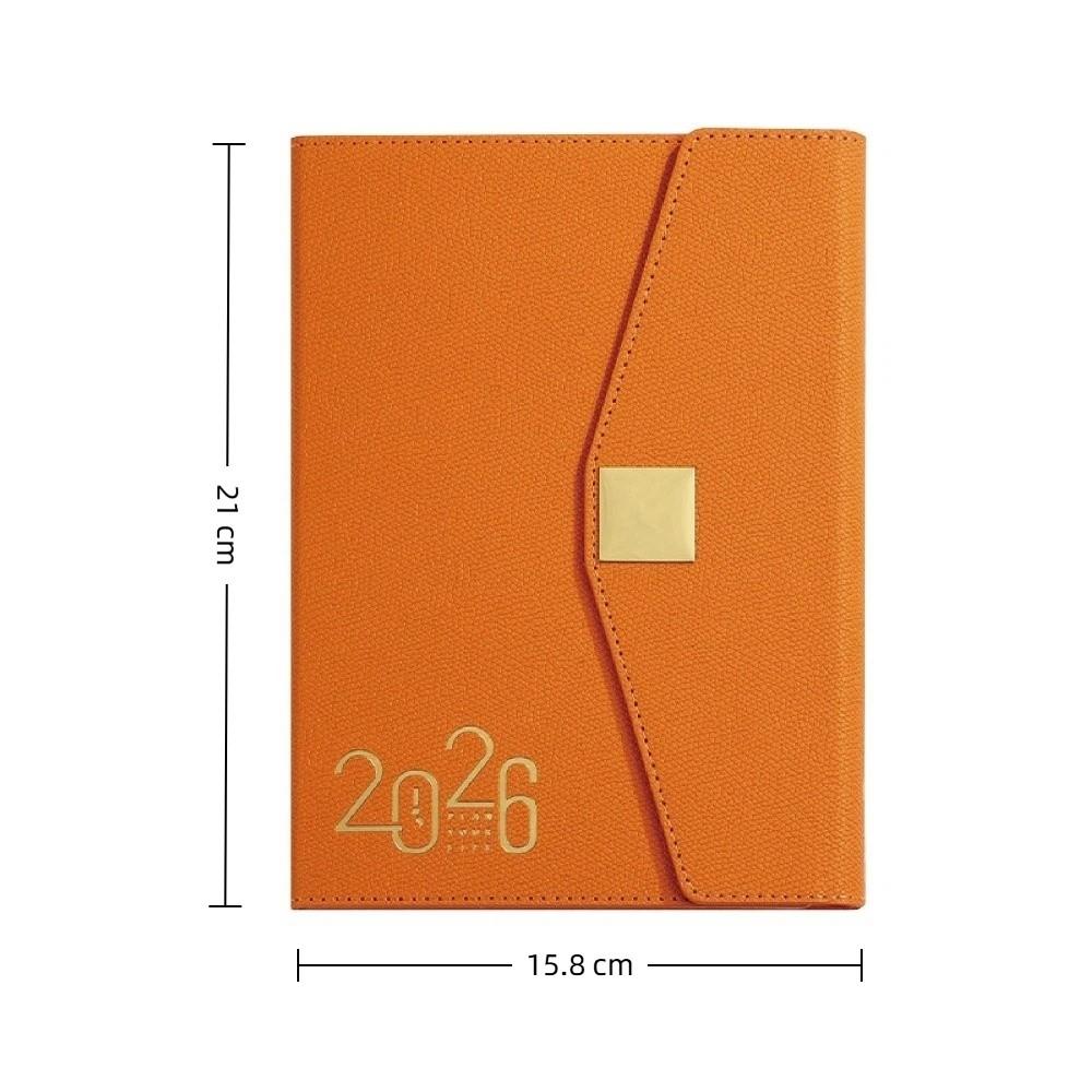 Cuaderno Planificador de Hebilla Cuadrada A5 Cuaderno Inglés NUEVO Libro de Horario Plan Diario Organizador de Tiempo