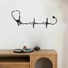 Chic Stethoscope Metal Wall Art Doctors Staff Gift Large Iron Surgery Home Decor Stethoscope Metal Wall Art Chic Doctors
