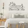 Unique Wall Sticker English Letter with Butterflies Removable Wall Paper Home Bedroom Decor