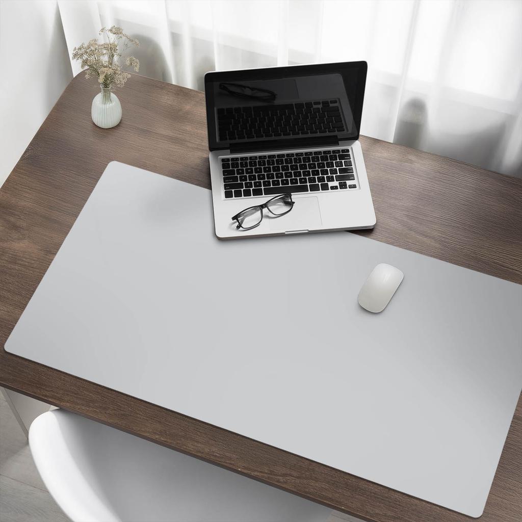 Mouse Pad for Desk, Keyboard and Laptop, White, 120x60 cm