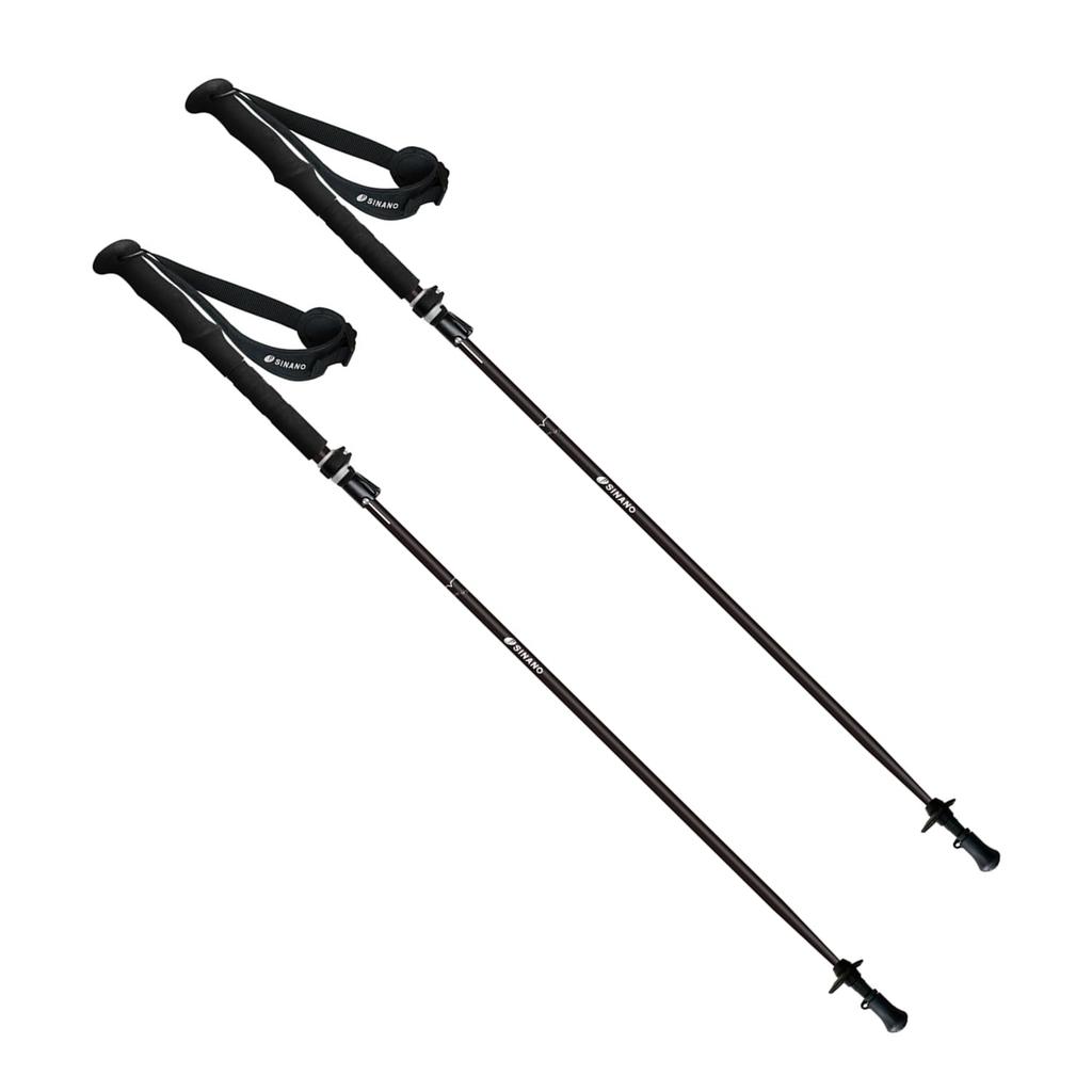 SINANO Trekking Pole Folder TWIST 125 Black, 110-125cm