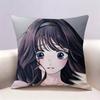 Anime KKaoruko Waguri   Doublesided print Pillow Case Pattern Printed Pillowcase For Living Room Sofa Cushion Cover