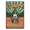 Camping Metal Posters Tin Sign Decor Vintage Plaque Metal Plate Retro Posters Wall Art Decor for Trip