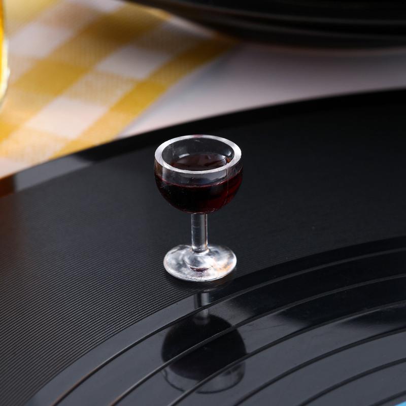 Simulation Red Wine Glass Coffee Cocktail Champagne Model Mini Miniature Food Ornaments 10pc/lot