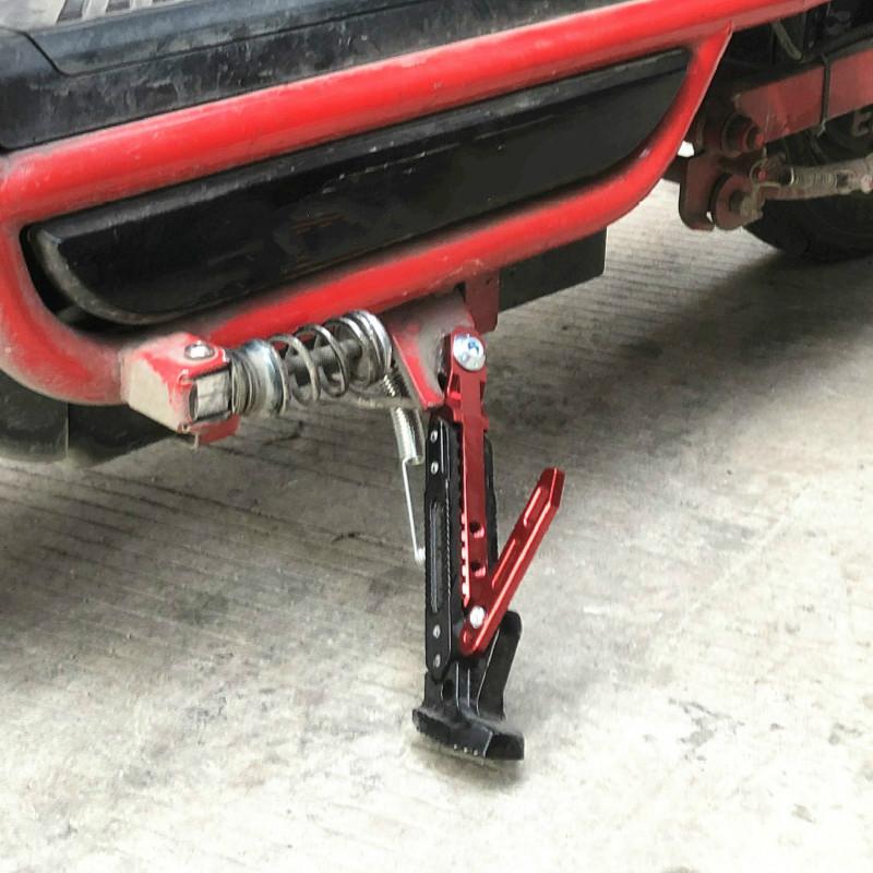 Motorcycle Electric Aluminum Alloy Adjustable Side Support Side Tripod Universal Durable Parking Support Bicycle Kickstand