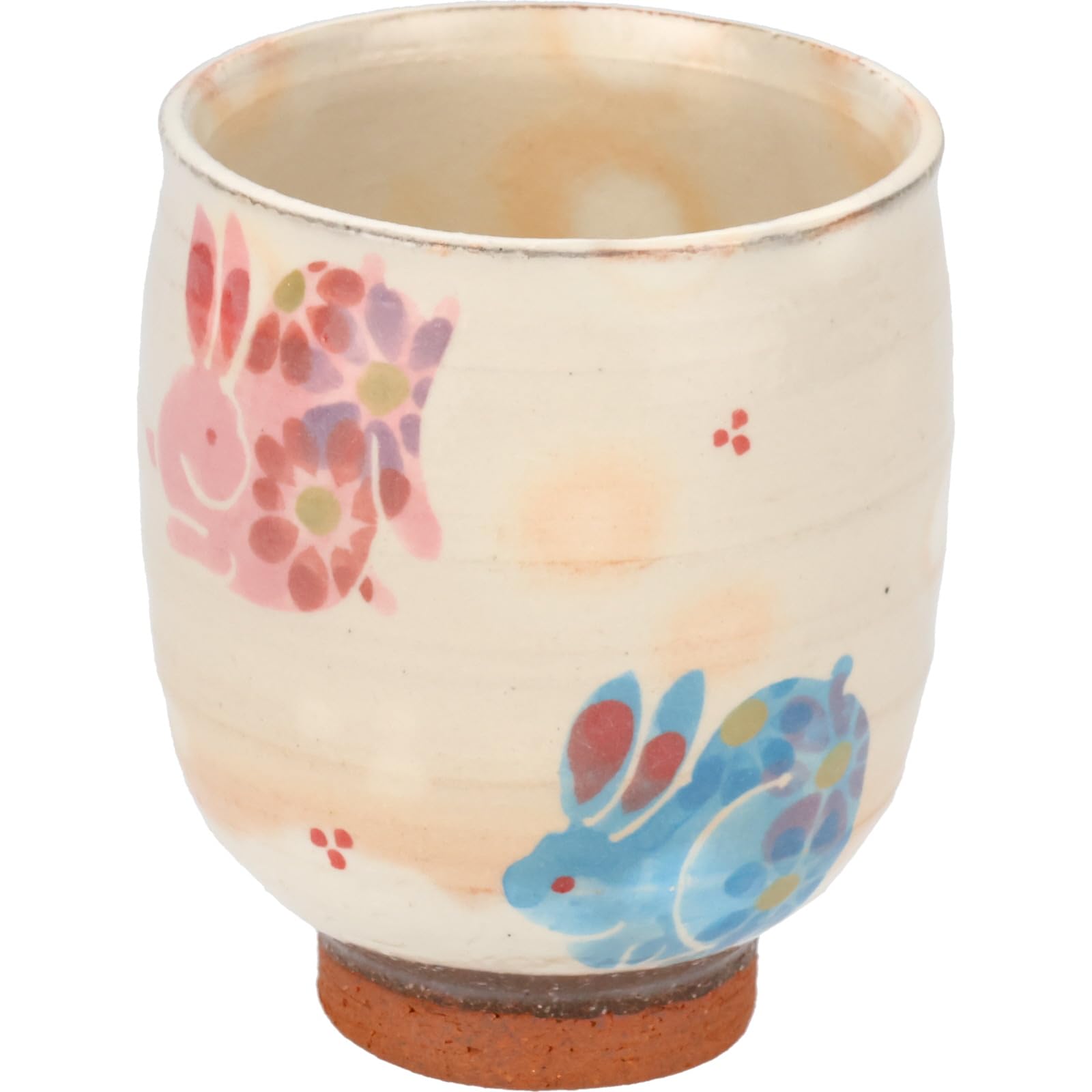 

Keiji Happiness Rabbit Made in 276041 Kyo-yaki, Kiyomizu-yaki, Kiln, Teacup, Approx. 200ml, Design, Japan,