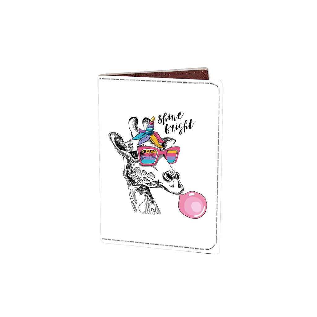 Anime cute cartoon rabbit balloon passport bag, student ID holder
