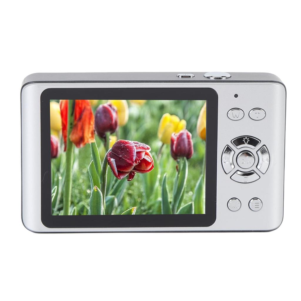 4K 64MP Digital Camera Auto Compact Point and Shoot Camera with 18X Digital Zoom 2.8 Inch Screen Compact Small Camera for Photography