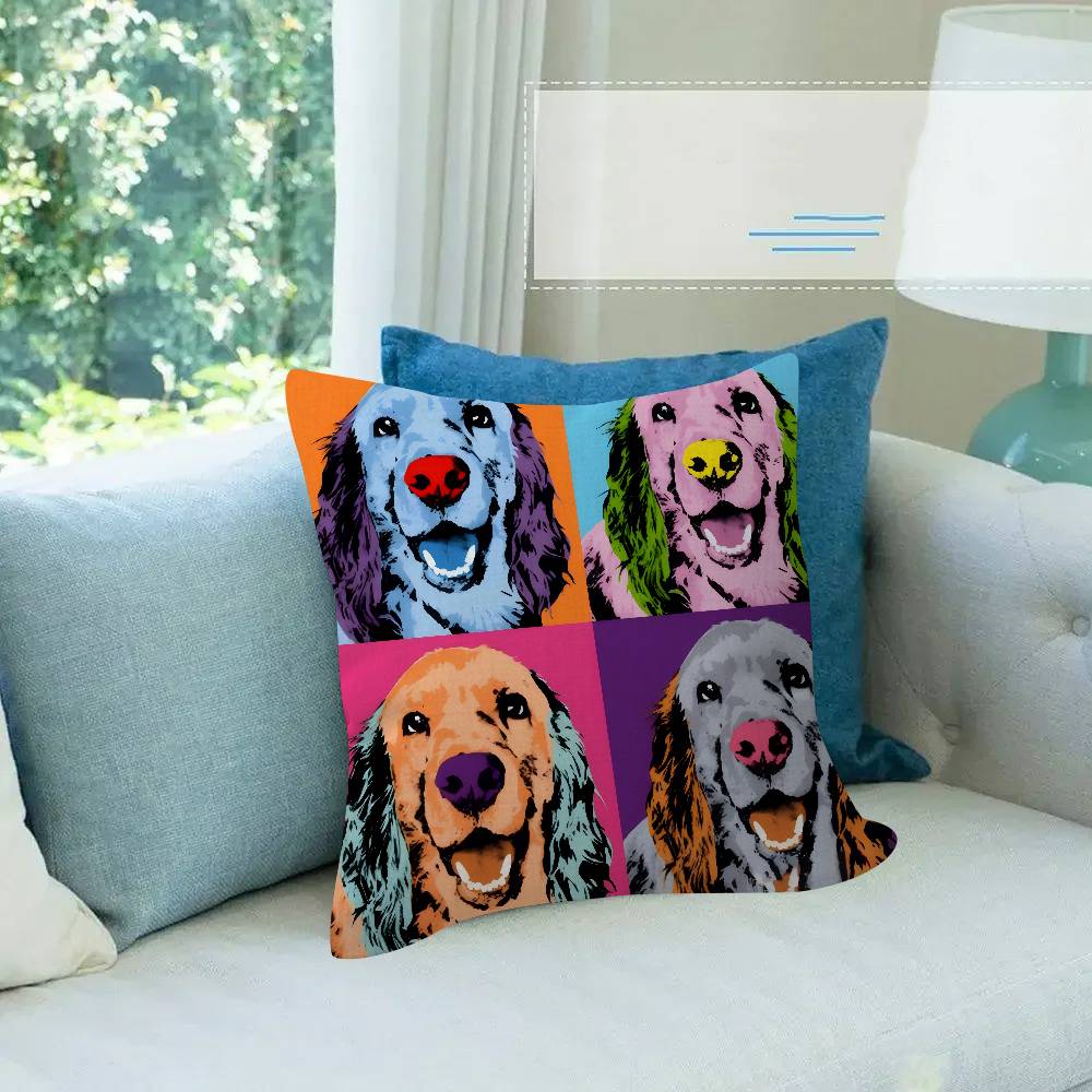 Art A-Andy Warhol Colors Cushion Cover 30X50 Polyester Sofa Cushions Decorative Throw Pillows Home Decoration Pillowcover