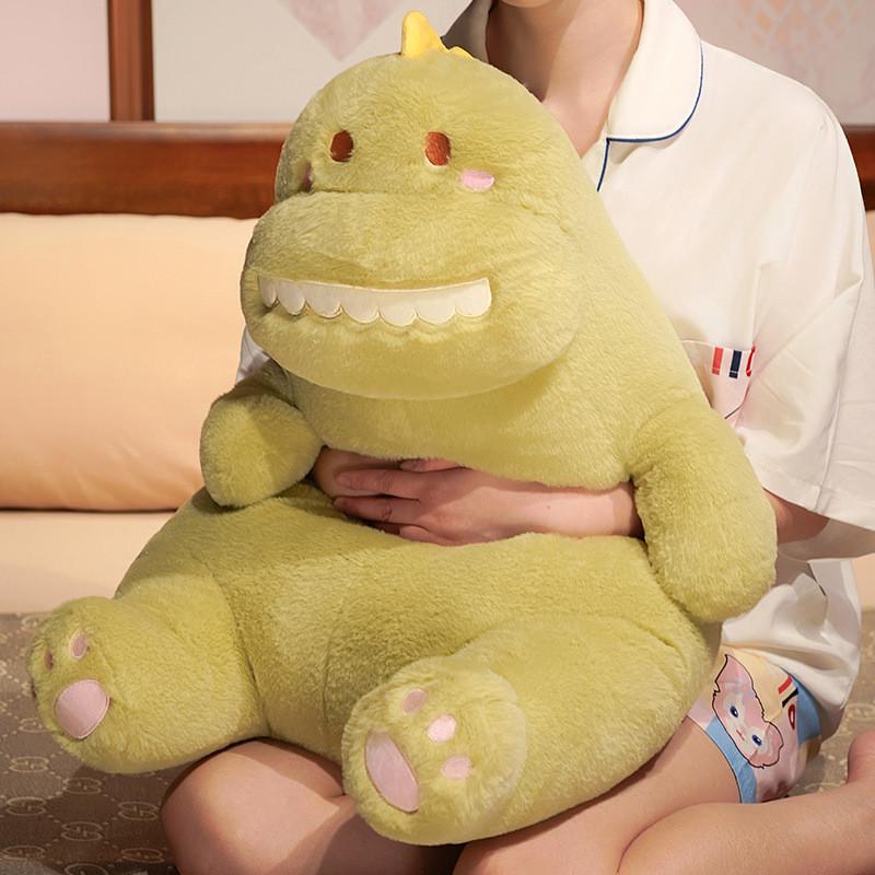 Cartoon Dinosaur Plush Toy Girls Gift Short Plush Material Soft Filling Doll