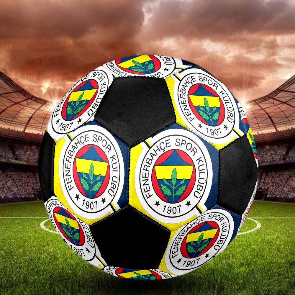 Pallone da Calcio Fenerbahce FC, colorato, adatto a tutte le età, cucito a macchina, materiale PVC, qualità da competizione, resistente e ad alto rimbalzo