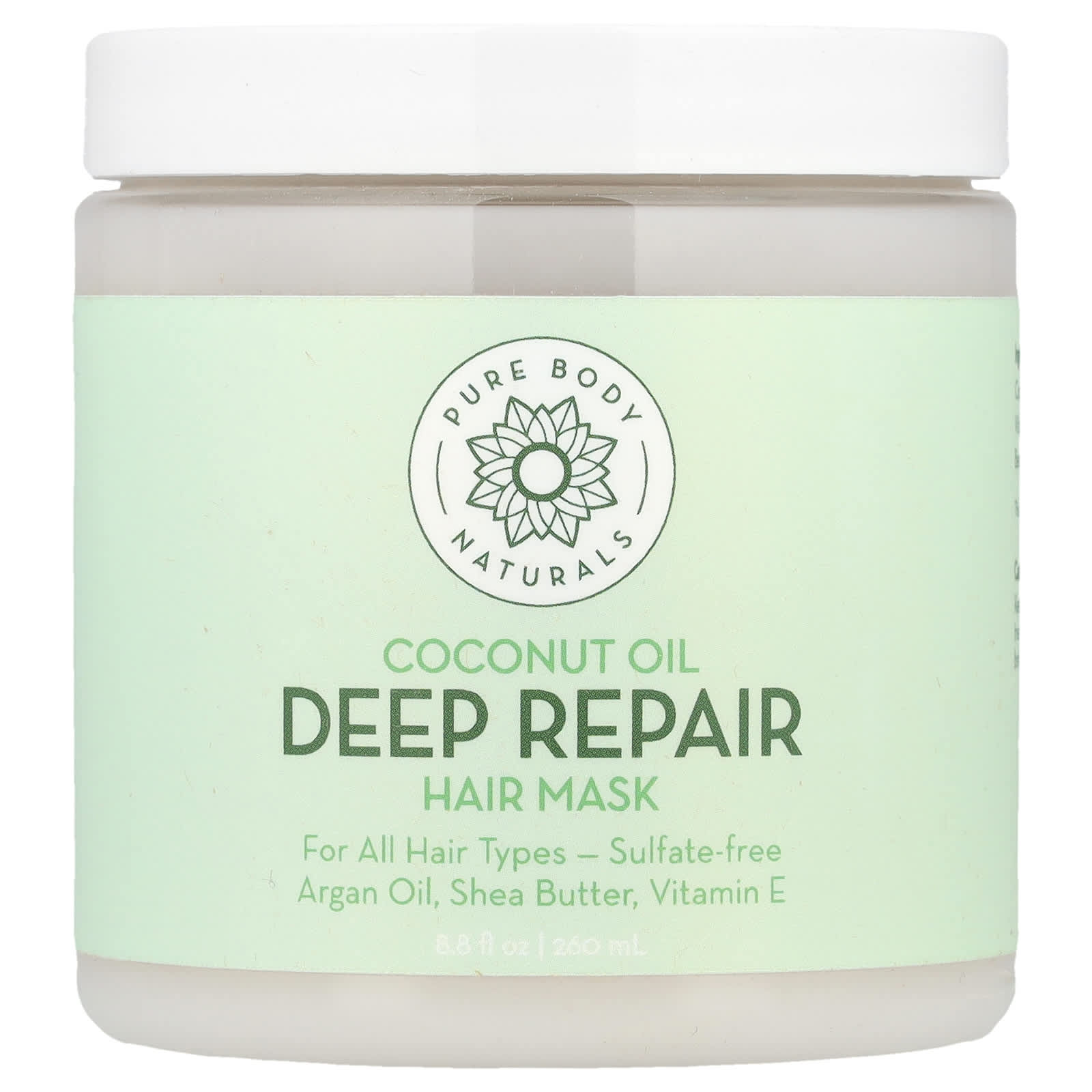 

Coconut Oil Deep Repair Hair Mask, 260Ml(8.8Fl Oz)