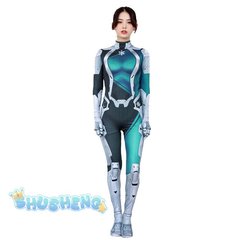 Film Luna Snow Cosplay Kostüm Damen Seol Hee Body Polyester Zentai Party Jumpsuit Halloween Kostüm Damen Asiatische Größe