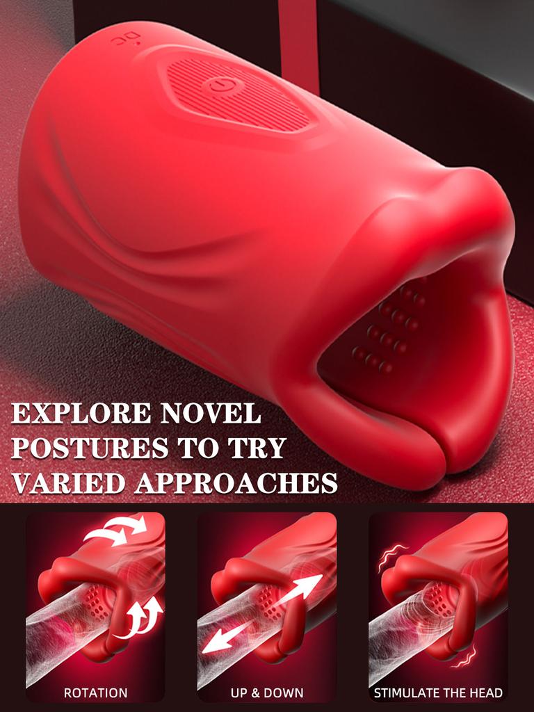 Men Penis Training Vibrator Male Masturbator 9 Vibration Modes Glans Massage Stimulator Delay Training Exerciser Adult Sex Toy