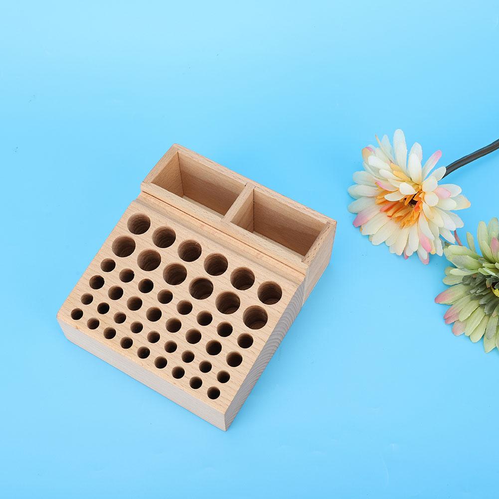48 Holes Storage Rack Leather Craft Tool Holder Box Leather DIY Tool Holder Case  Less Than Br More Than (48 Holes Rack
