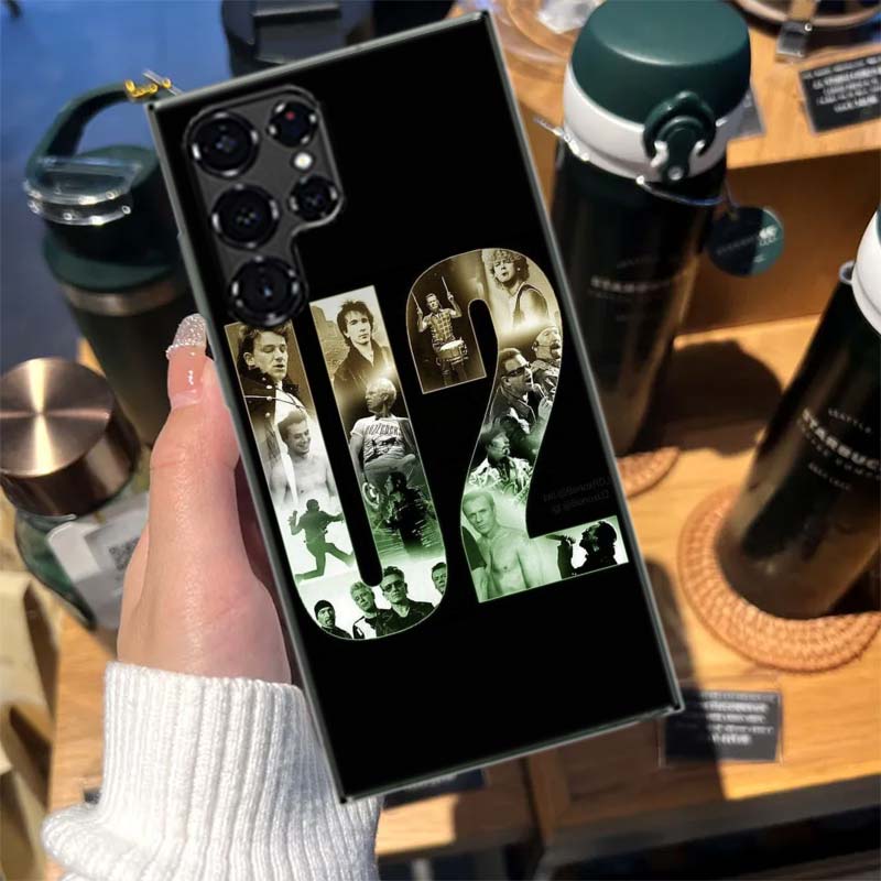 Band U2 Cases Phone Case for Samsung Galaxy S26 Ultra S25 Edge S24 S23 FE S21 Plus S20 S22 S10 Cover TPU Capa Shell Shockproof P