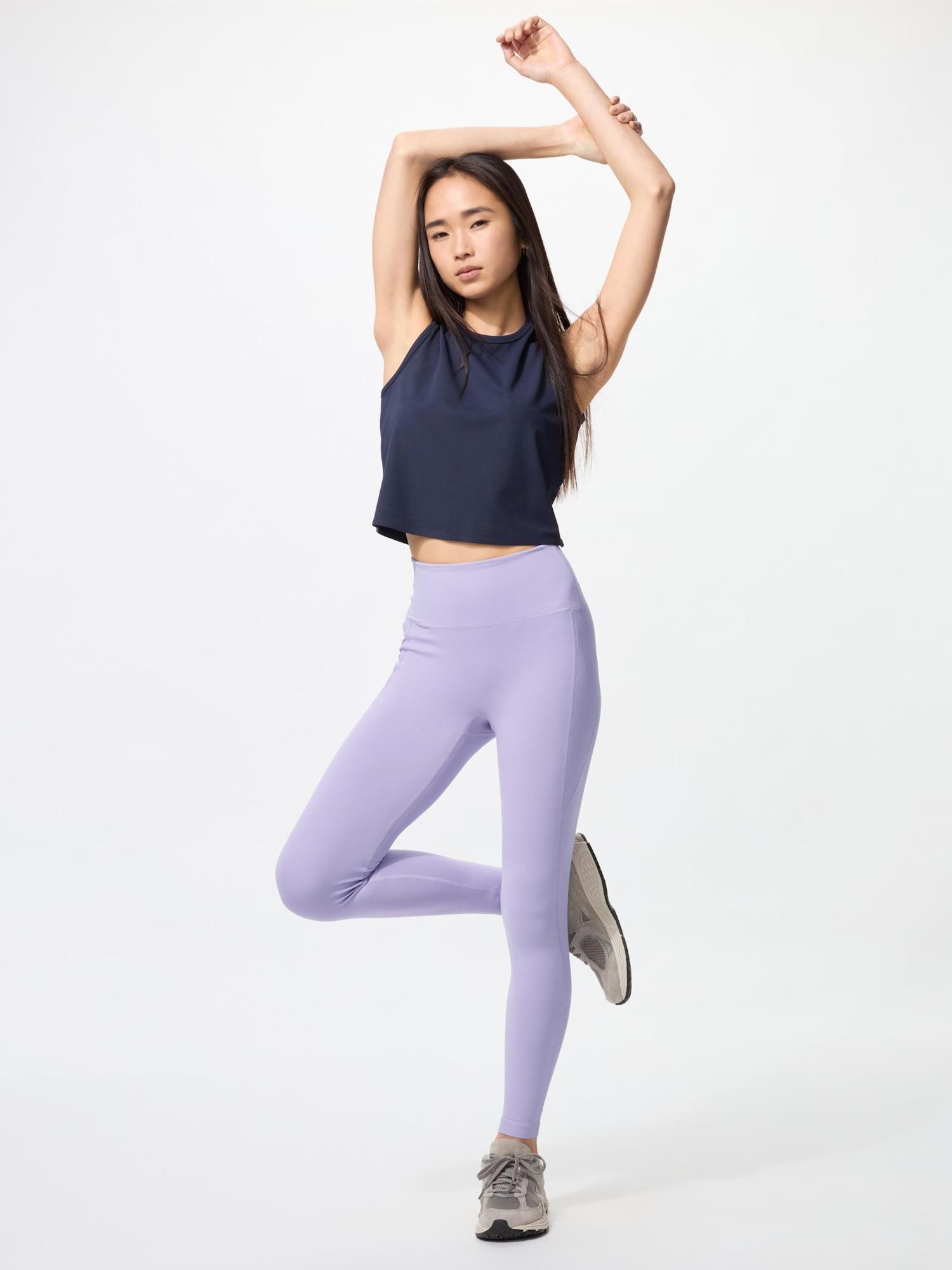 

Uniqlo Japan Air Rhythm Мягкие леггинсы 71 PURPLE/XXL