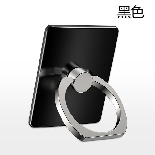 

Креативный металлический держатель для телефона Наклейка на заднюю панель One Size чёрный