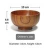 Japanese Sour Jujube Wood Bowl Kitchen Soup Bowls Salad Bowls Food Containers Natural Wooden Bowls Wooden Utensils