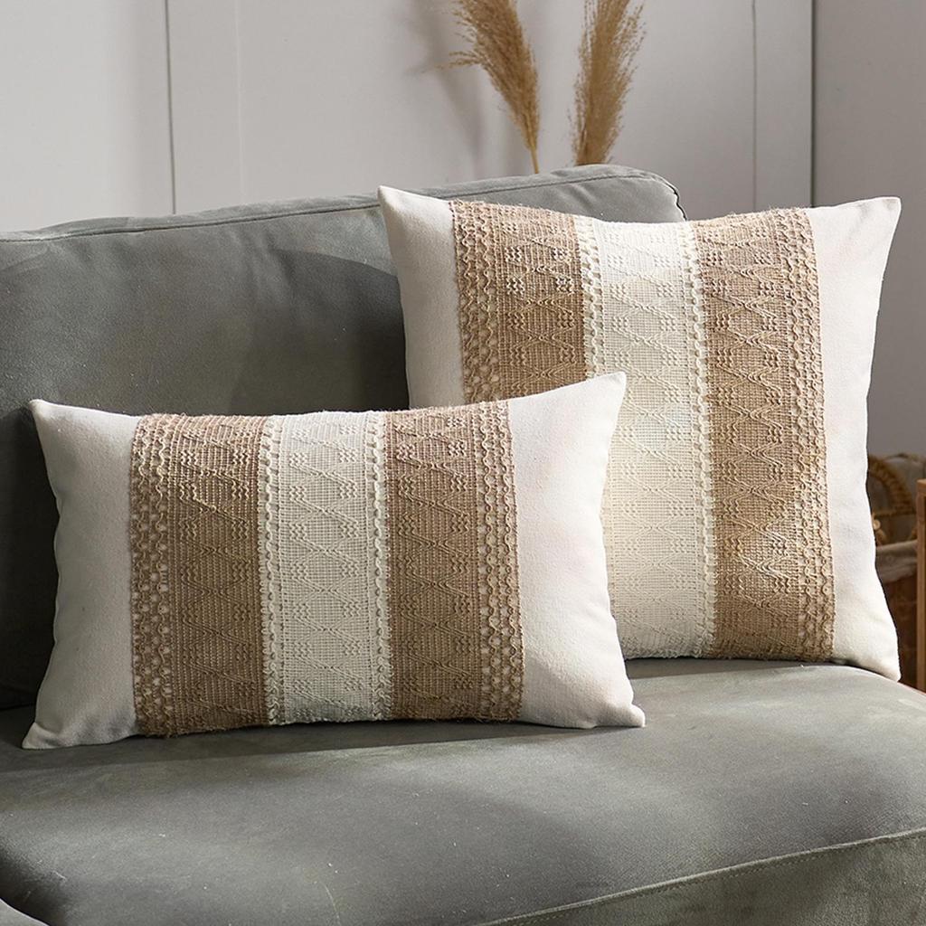 Bohemian Cotton Linen Cushion Cover: Light Luxury Sofa/Beds Pillow