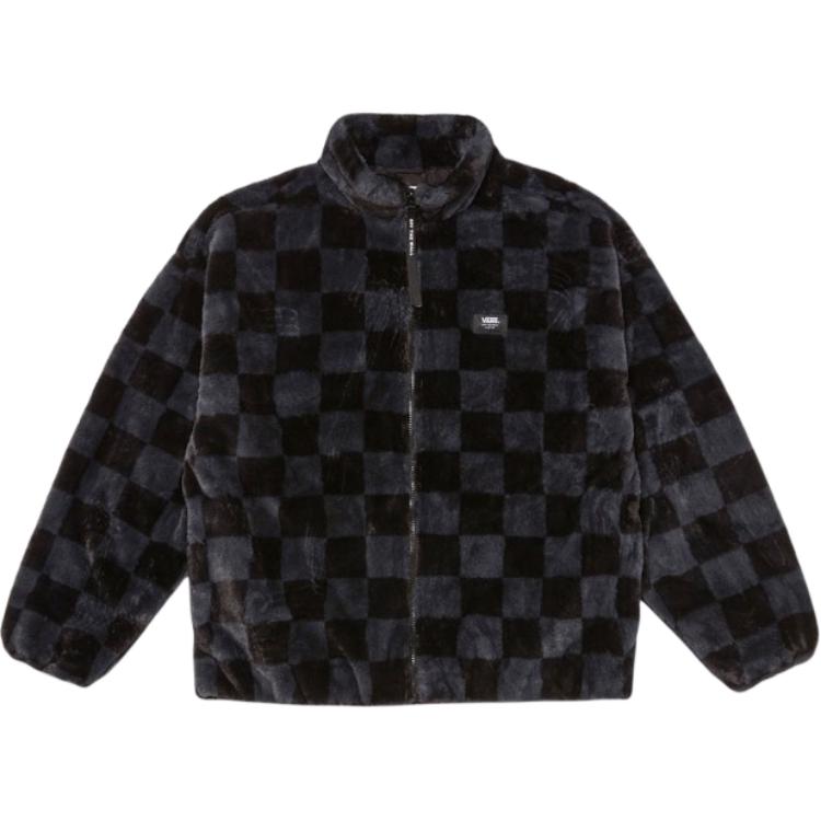 

Vans Checkerboard Collar Long Sleeve Jacket Women Jacket Black VN000KD5E2P1 S