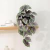 3pcs Cafe Decor Silk 38 Leaves Camellia Wall Hanging Artificial Plants Garden Decoration Simulation Perilla Leaf Green Plant