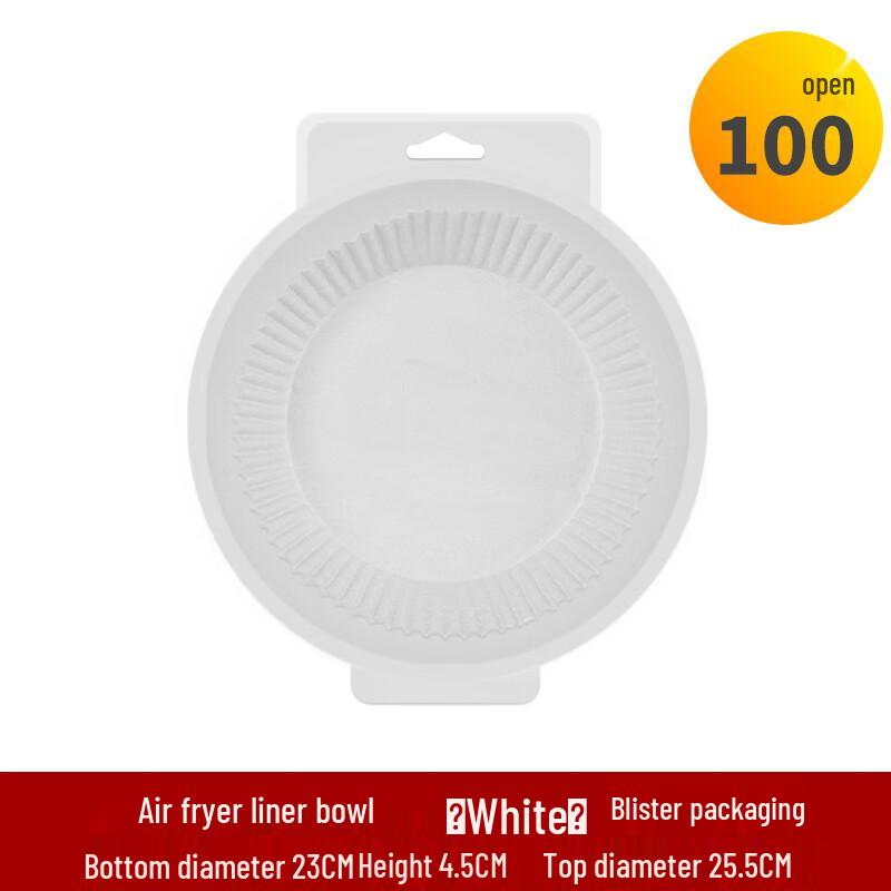 

ZISIZ Round Baking Parchment Paper - 23cm (200 Count)