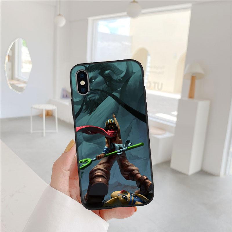 One Piece GOD Usopp Soft Shell Phone Case for Redmi Note 8 9 Pro Max 9S 9T 9C NFC 8T 8A 10A A4
