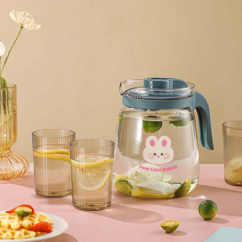 

Glass Cold Water Kettle Set 2000ml