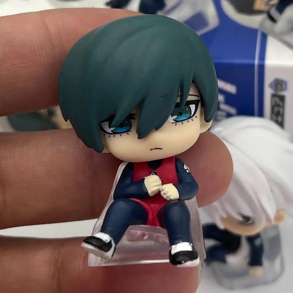 Anime Figure Blue Lock Blind Box Jiro Hayase Hinata Kageura Chigiri Hyoma Capsule Toys Cute Doll Model Desktop Ornament Gift