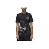Jordan Musterdruck Rundhals Kurzarm T-Shirt Unisex Oberteile Schwarz FB7408-010