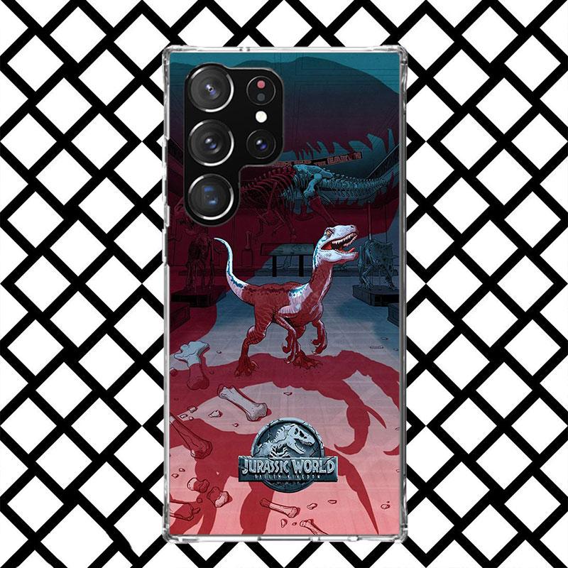 Jurassic Park Dinosaur World Phone Case for Samsung Galaxy S26 S25 Edge S24 S23 Ultra S22 Plus S21 FE S20 + Soft Cover Print Fun