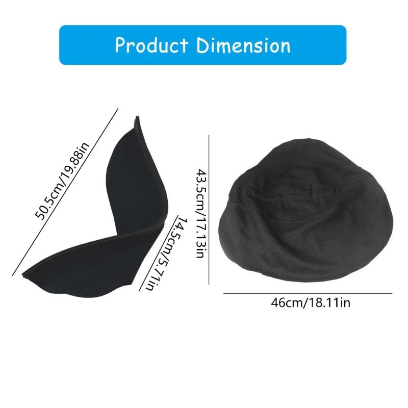 Svetsmask Skyddskåpa Med Avtagbar Haklapp Hög Hållbarhetstyg Universell Passform De Flesta Masker Lättvikt