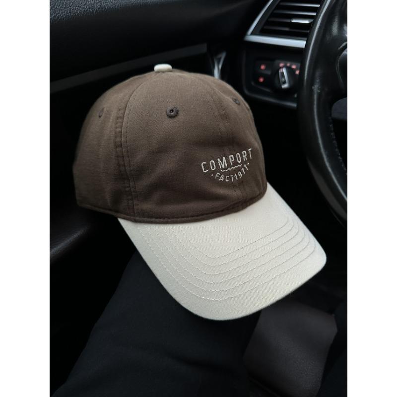 

New retro contrasting baseball caps, children s big head circumference peaked caps show a small face Adjustable кофейный