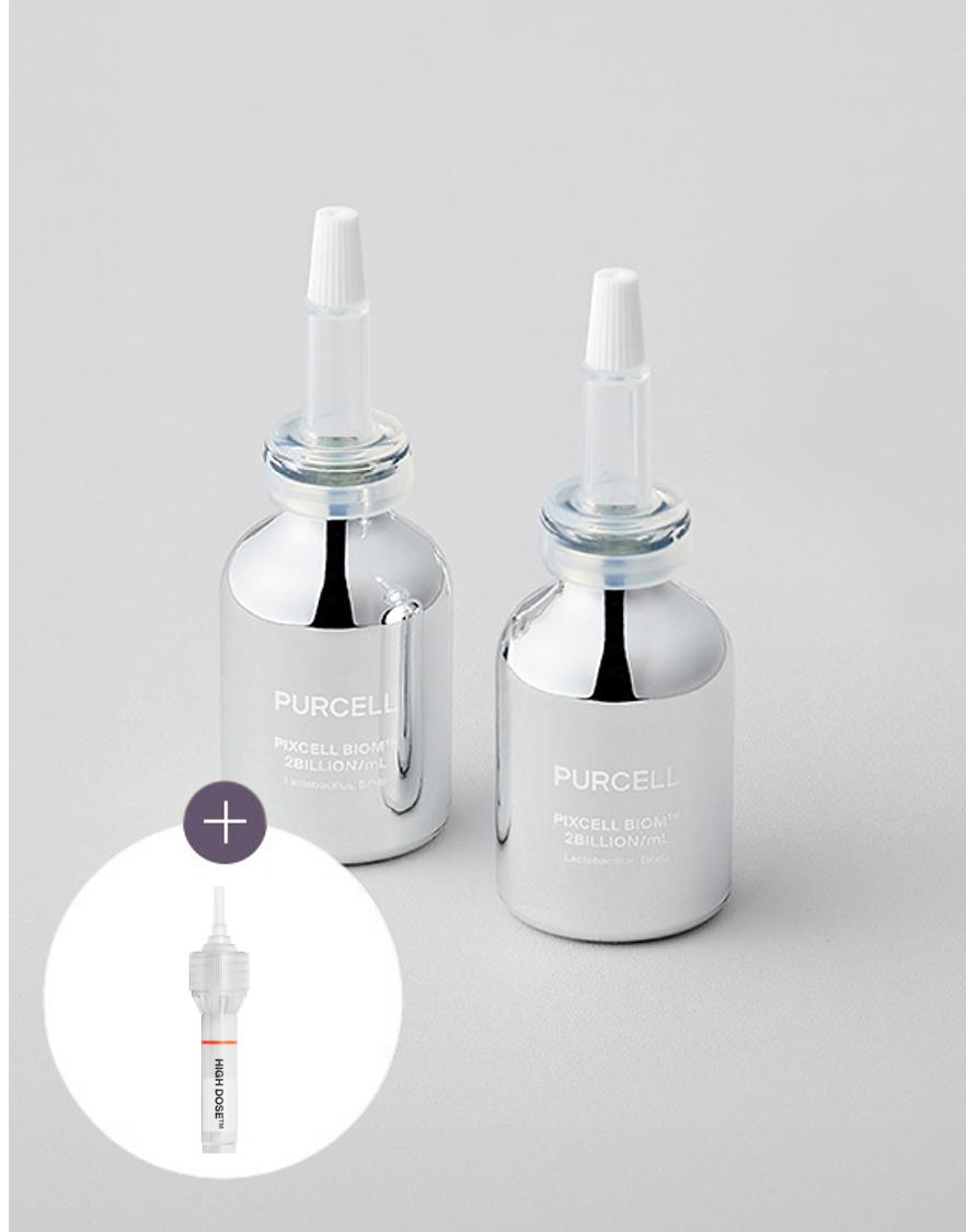 Purcell 2 Billion Ml Pixel Biome Solution 30Ml  Barrier Enhancing Lactic Acid Bacteria Extract  Duo Set  + 2.6 Ml 2ea Additional Gift