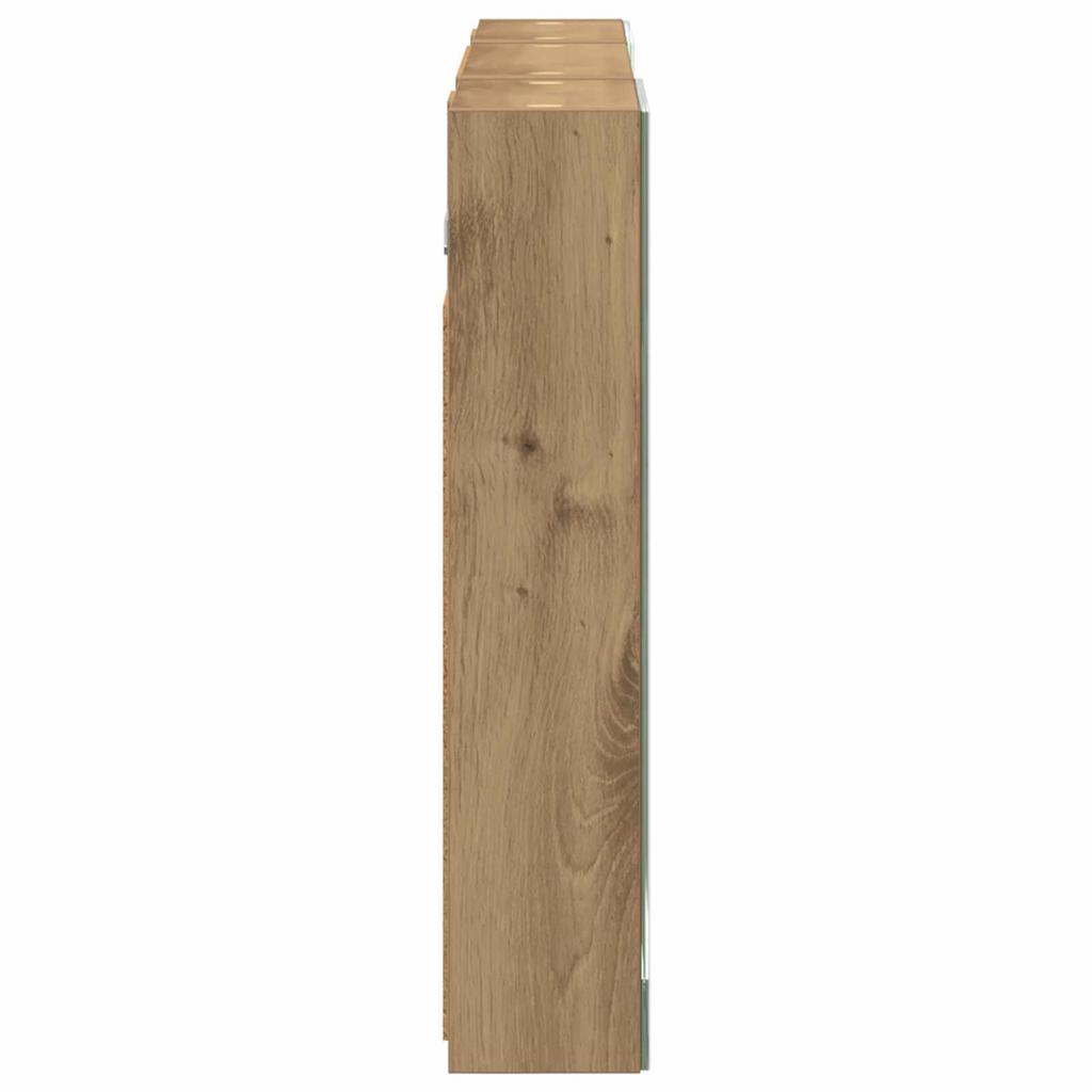 Bathroom Cabinet Set 3 Pcs 100 X 10.5 X 50 Cm Engineered Wood