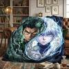 Hunter X Hunter Comfortable Flannel Blanket Warm Printed, For Sofas, Travel -HE28