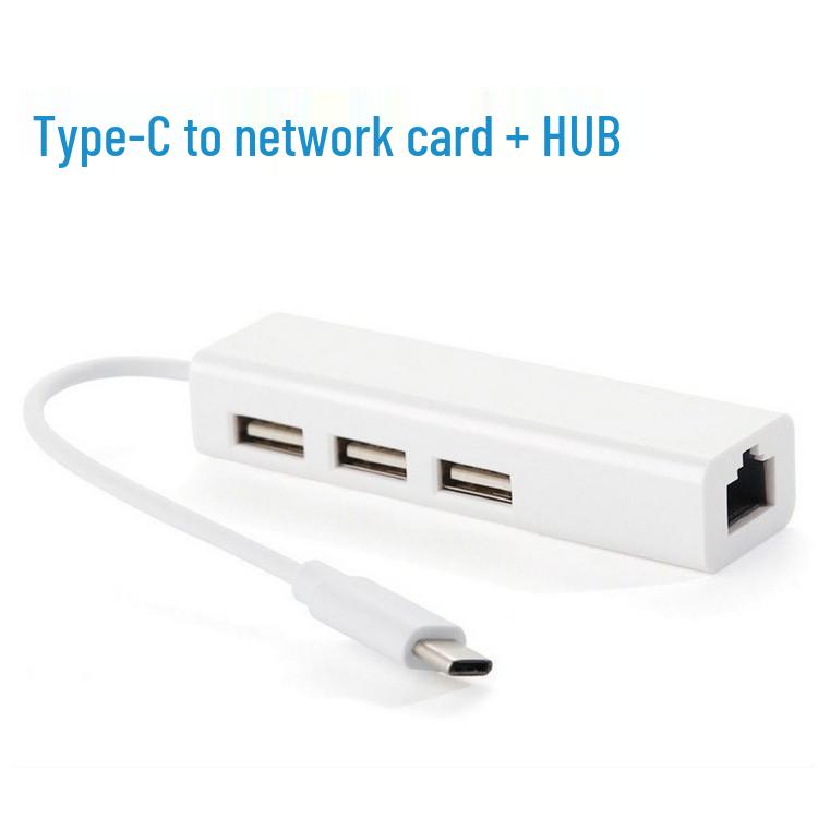 USB 2.0 Type-C to Ethernet Adapter for Mac - 100M Driver-Free Network Card Hub