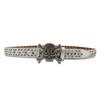 New Bat Buckle Head Rhinestone Belt European and American BB Belt Design Skull Belt