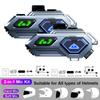 C8 Pro Motorcycle Helmet Intercom Bluetooth Headset V5.3 Hands Free Call Wireless Noise Reduction Waterproof 300M Interphone